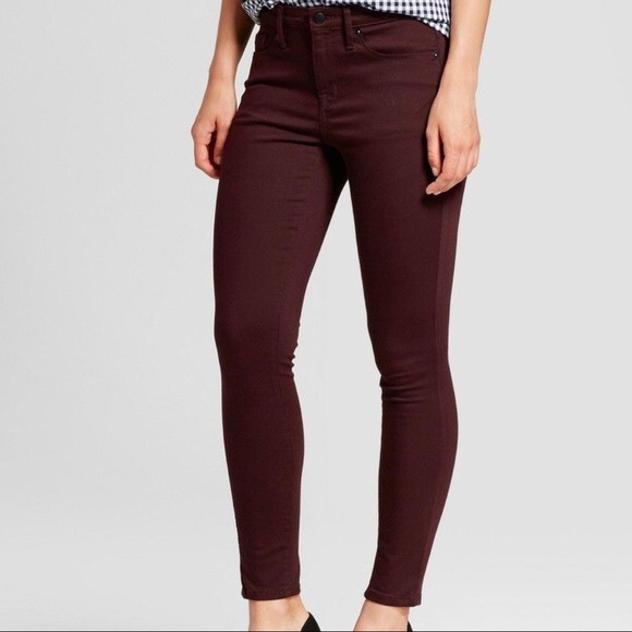 mossimo high rise skinny power stretch